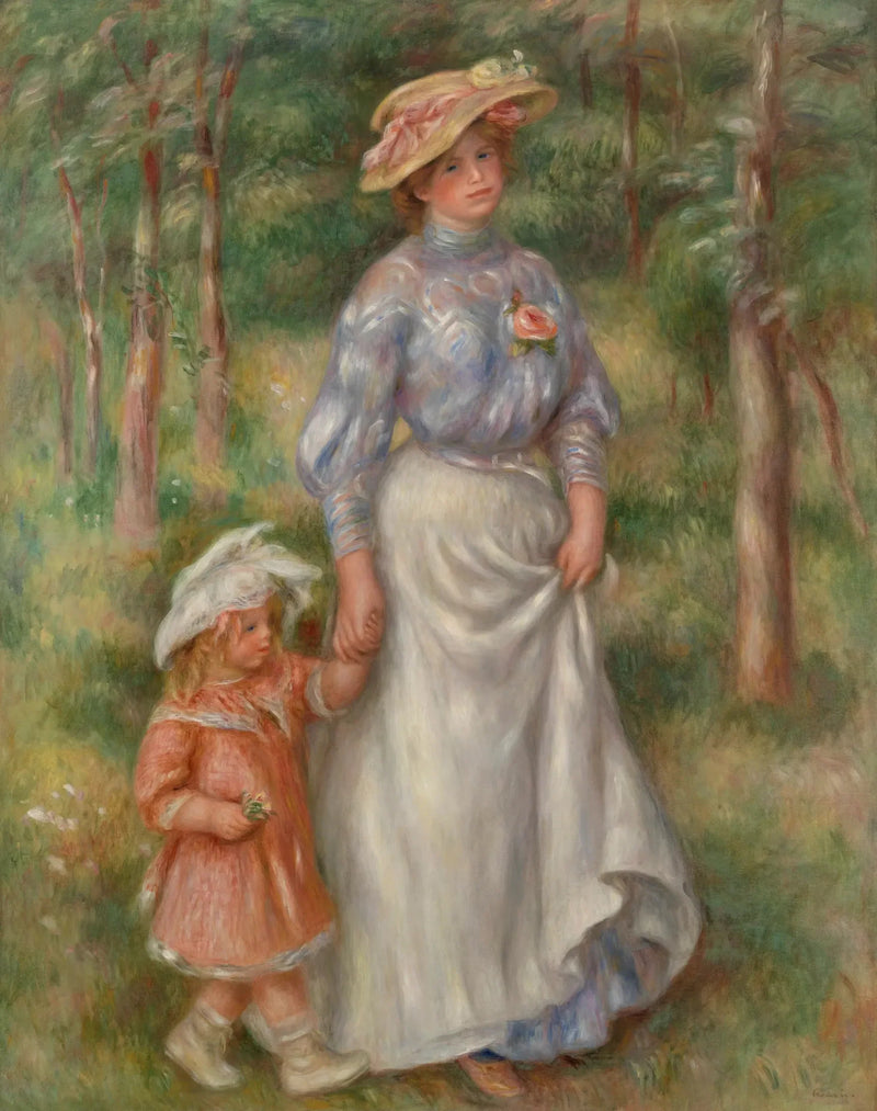 Der Spaziergang - Pierre-Auguste Renoir