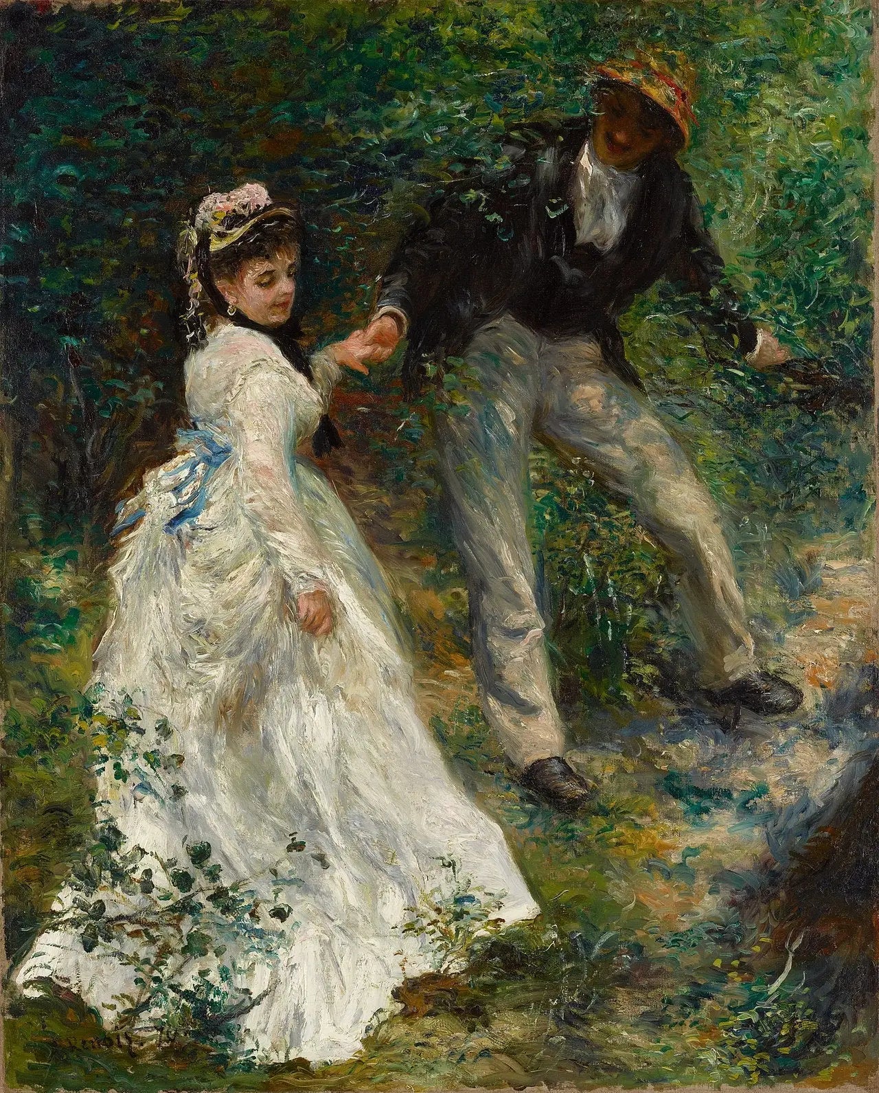 La Promenade - Pierre-Auguste Renoir image 1 tableau peint à l’huile sur toile
