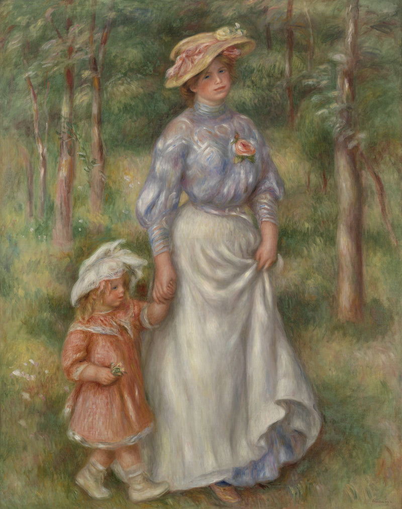 Der Spaziergang - Pierre-Auguste Renoir