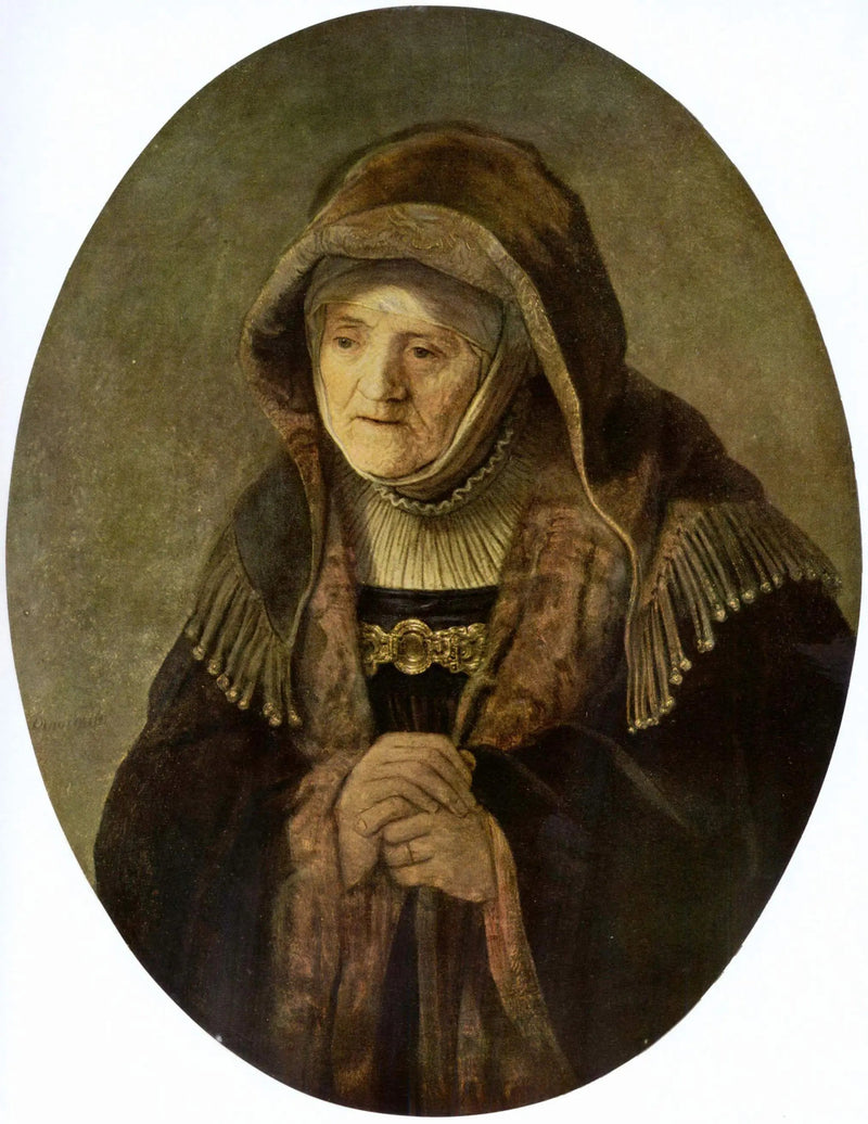 Die Prophetin Anna - Rembrandt