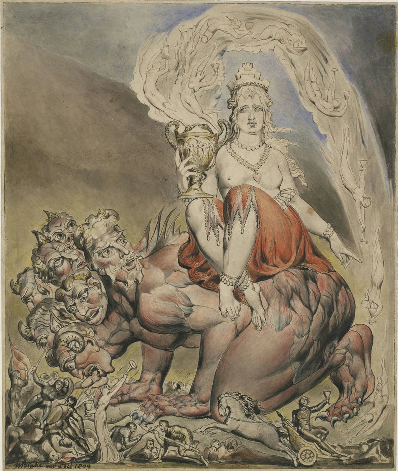 Die Prostituierte von Babylon - William Blake