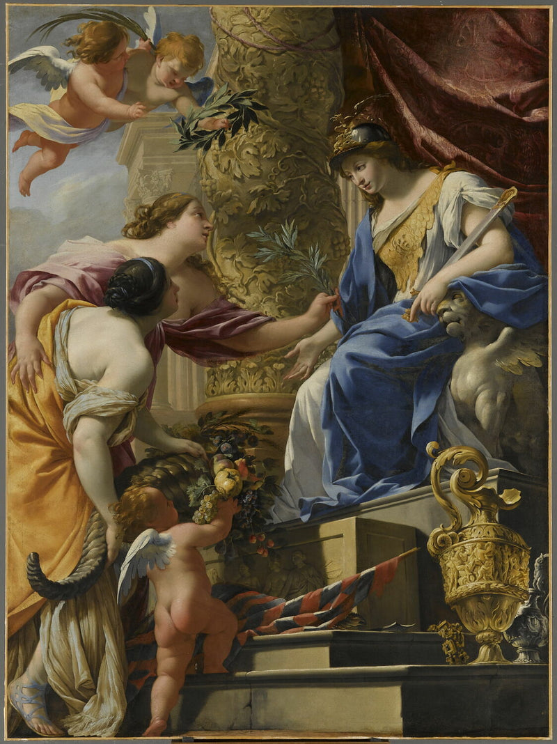 Die Vorsicht bringt Frieden und Wohlstand - Simon Vouet