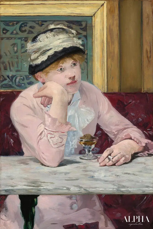 La Prune - Edouard Manet - Reproductions de tableaux et peintures haut de gamme