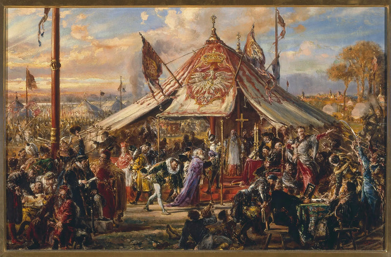 Die Macht des Commonwealth in seiner Blütezeit, aus der Serie « Geschichte der Zivilisation in Polen » - Jan Matejko