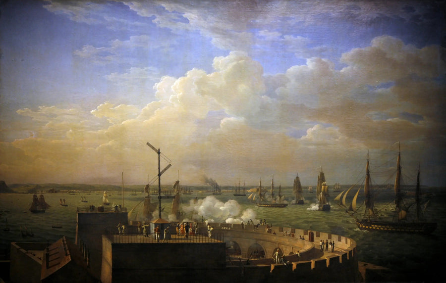 Cherbourg Hafenbucht - Louis-Philippe Crépin