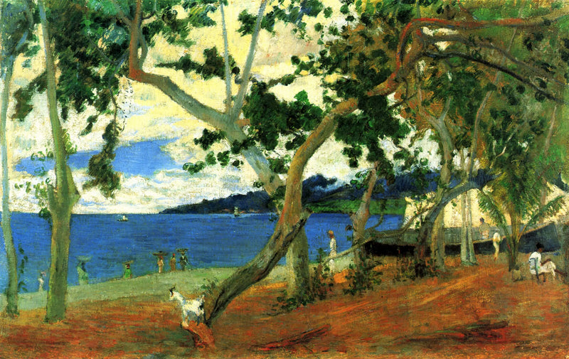 Die Bucht von Saint-Pierre gesehen von der Bucht Turin - Paul Gauguin