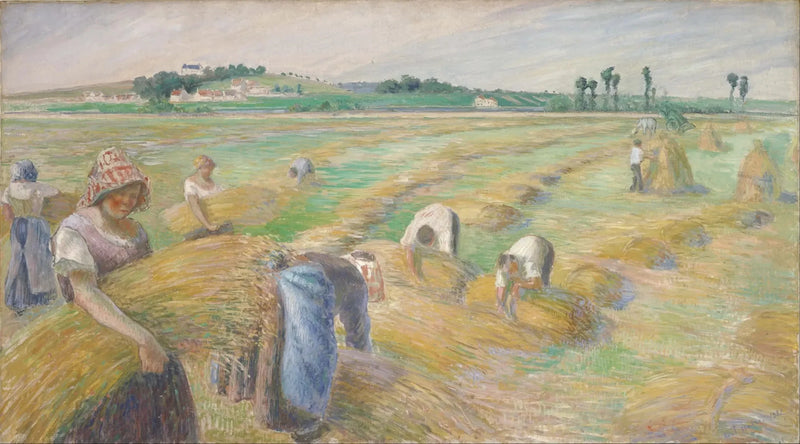 Die Ernte - Camille Pissarro