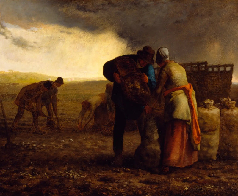 Die Kartoffelernte - Jean-François Millet