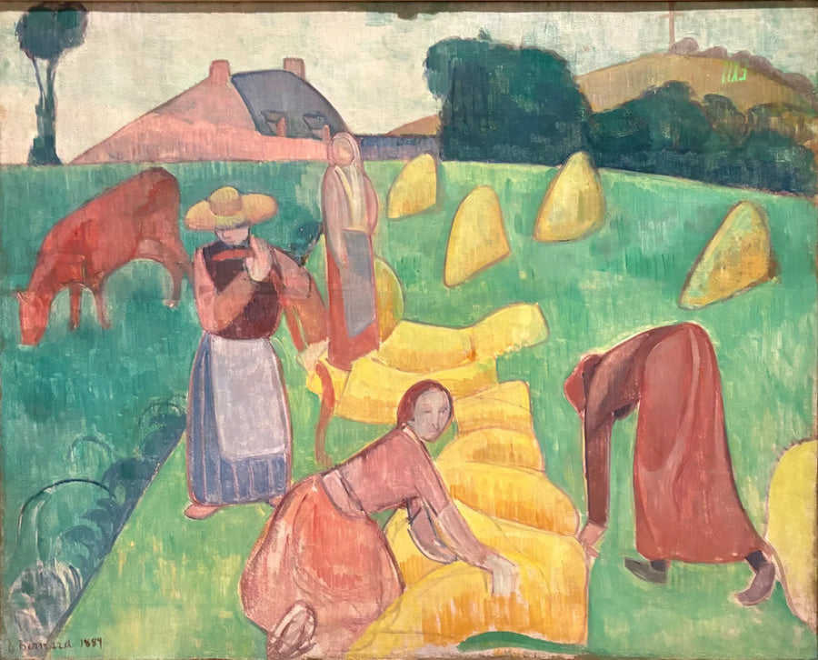Die Weizenernte - Émile Bernard