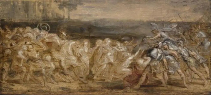 Die Versöhnung der Römer und Sabiner - Peter Paul Rubens