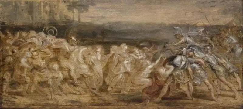 Die Versöhnung der Römer und Sabiner - Peter Paul Rubens