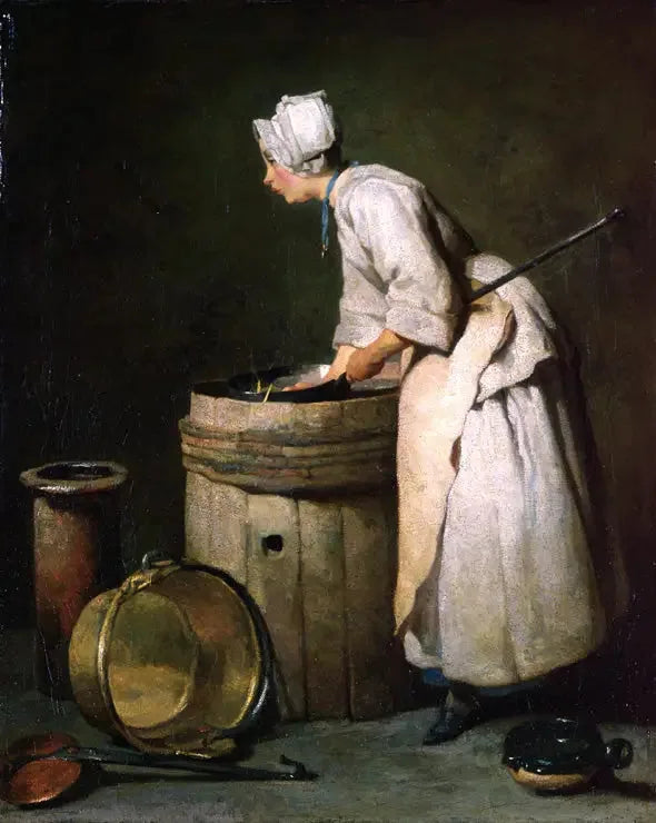 Die Reinigungsfrau - Jean Siméon Chardin