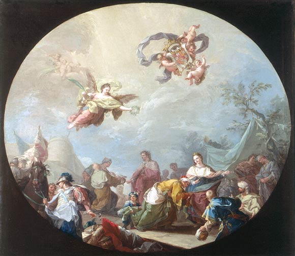 Die Kapitulation von Granada - Francisco Bayeu