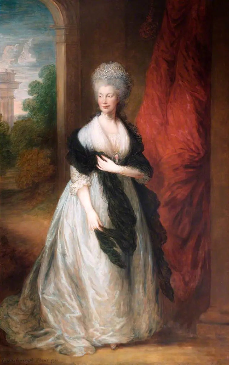 Die Königin Charlotte (1744–1818) - Thomas Gainsborough
