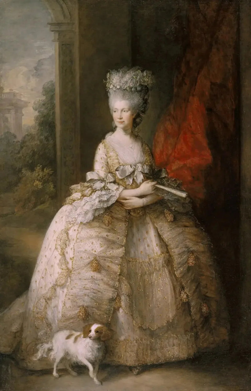 Die Königin Charlotte (1744-1818) - Thomas Gainsborough