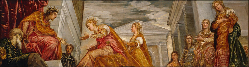 Die Königin von Saba und Salomo - Jacopo Tintoretto