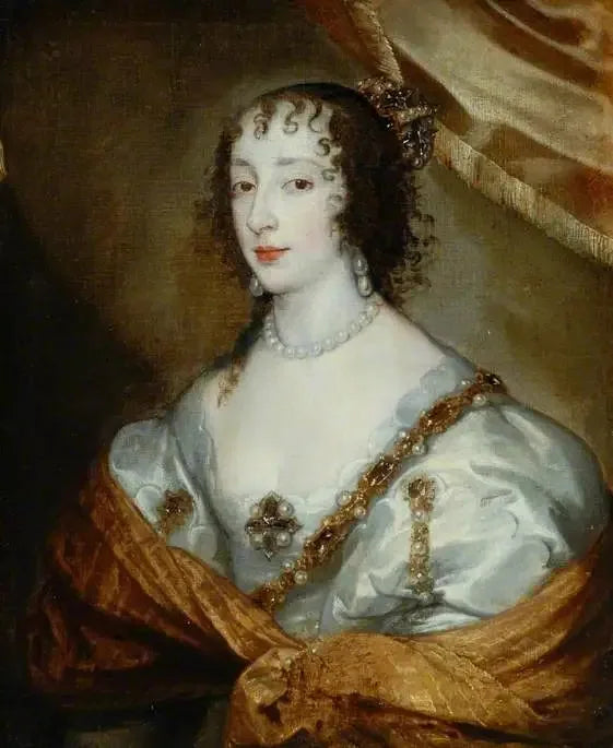 Die Königin Henriette Marie (1609–1669) - Antoine van Dyck