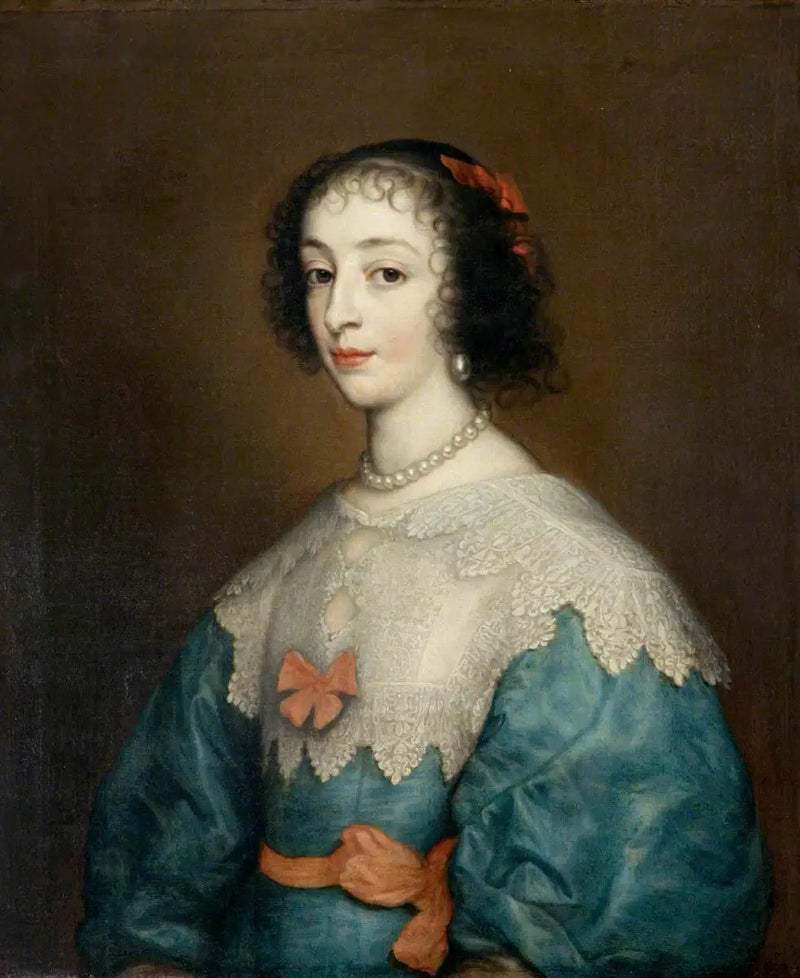 Die Königin Henriette Marie (1609–1669) - Antoine van Dyck