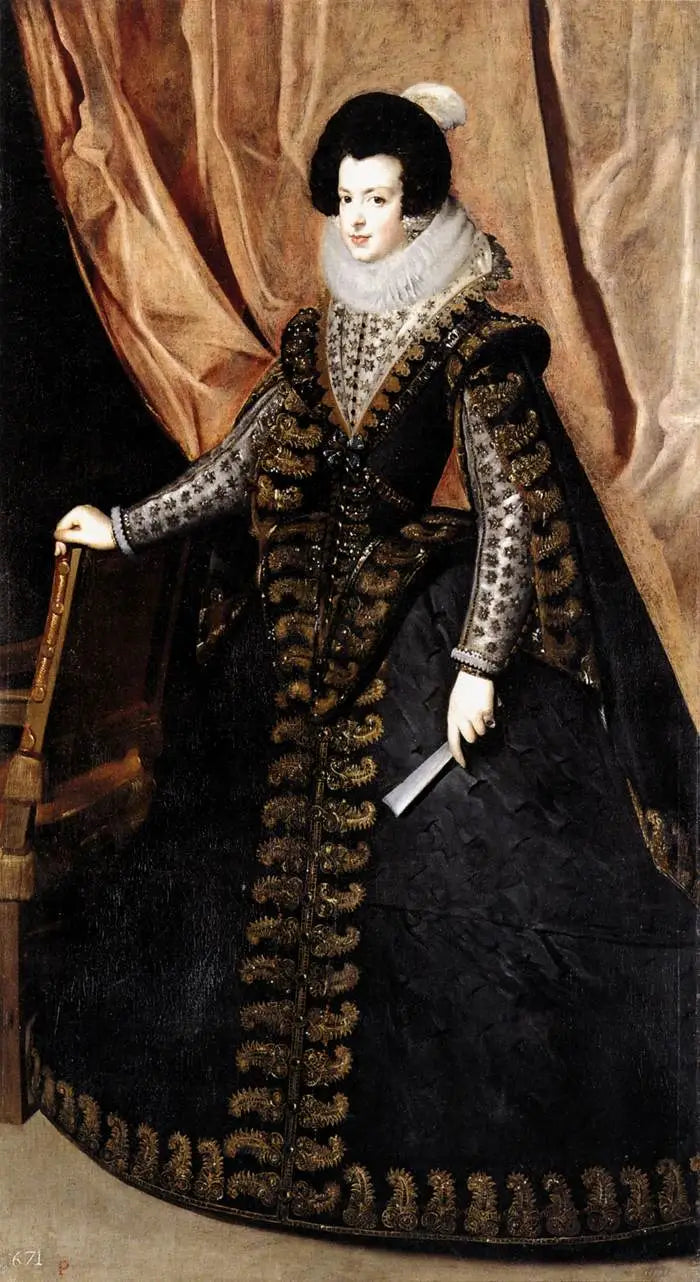 Die Königin Isabella, stehend - Diego Velázquez