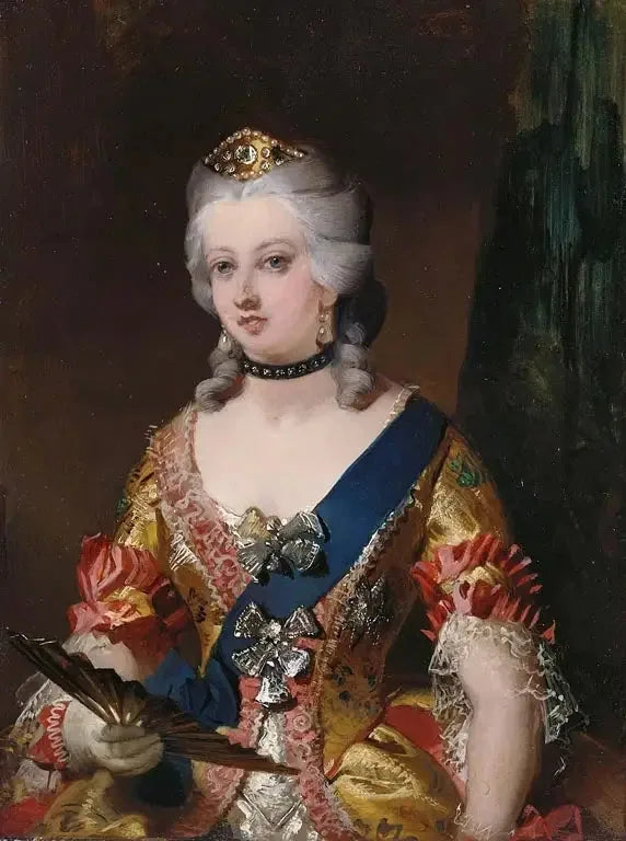 La reine Victoria (1819-1901) en costume de fantaisie - Edwin Henry Landseer image 1 tableau peint à l’huile sur toile