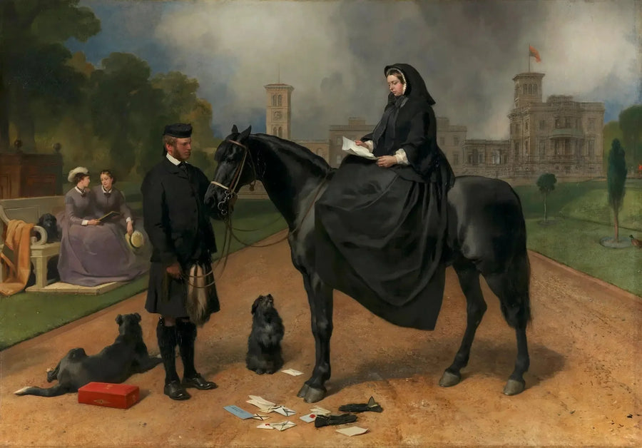 Die Königin Victoria in Osborne - Edwin Henry Landseer