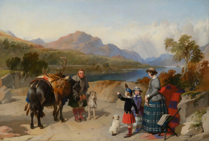 Die Königin Victoria am Loch Laggan - Edwin Henry Landseer