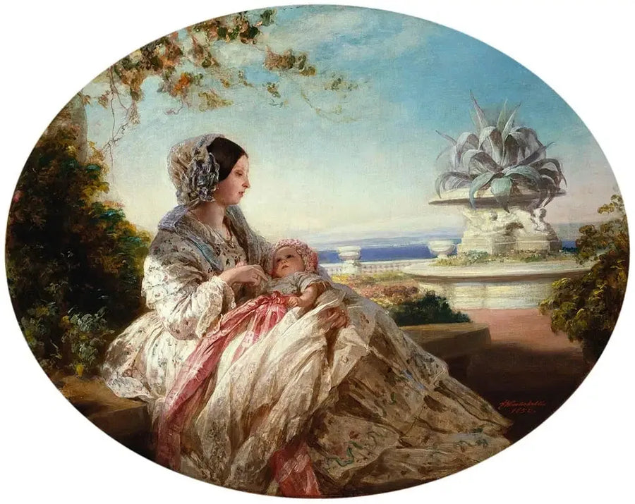 Die Königin Victoria mit Prinz Arthur - Franz Xaver Winterhalter