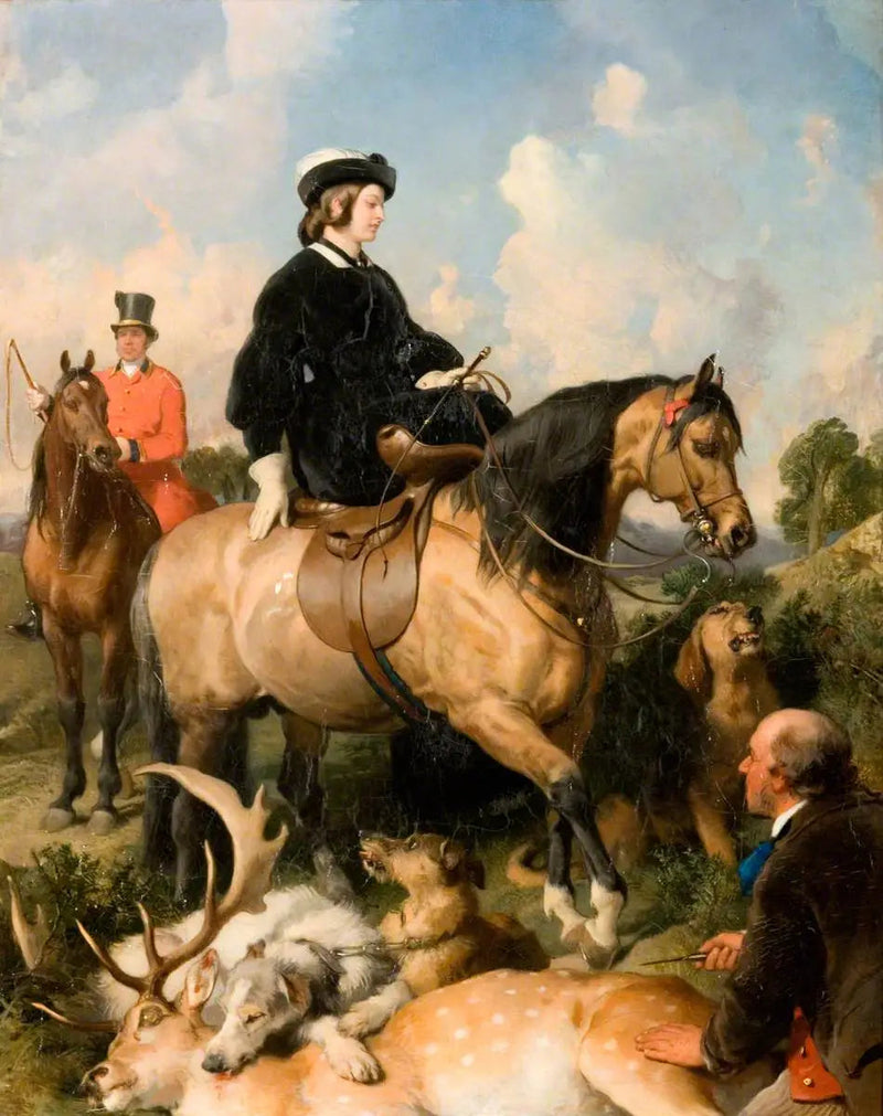 Die Königin Victoria im Windsor Park - Edwin Henry Landseer