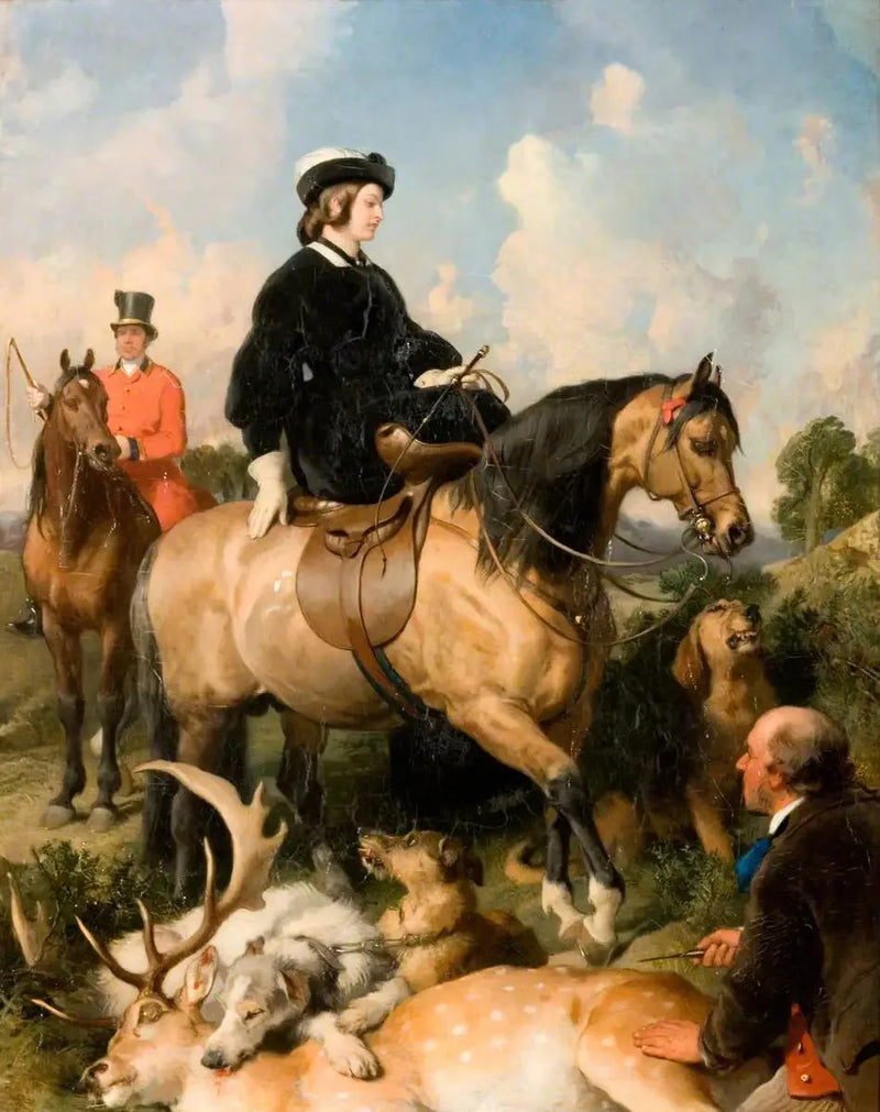 Die Königin Victoria im Windsor Park - Edwin Henry Landseer