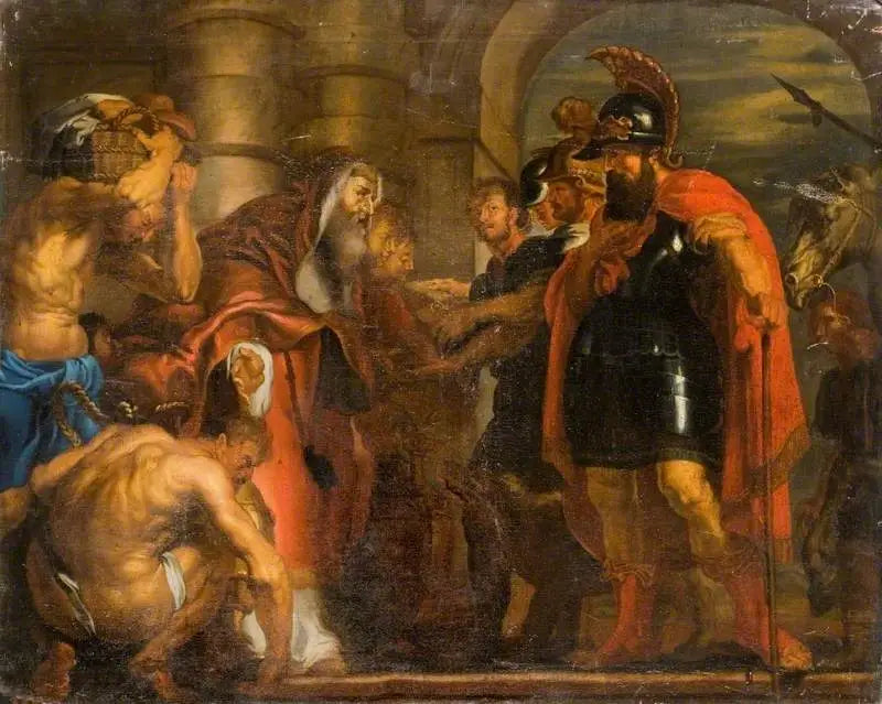 La rencontre d'Abraham et de Melchisédech - Peter Paul Rubens image 1 reproduction réalisée par Alpha Reproduction
