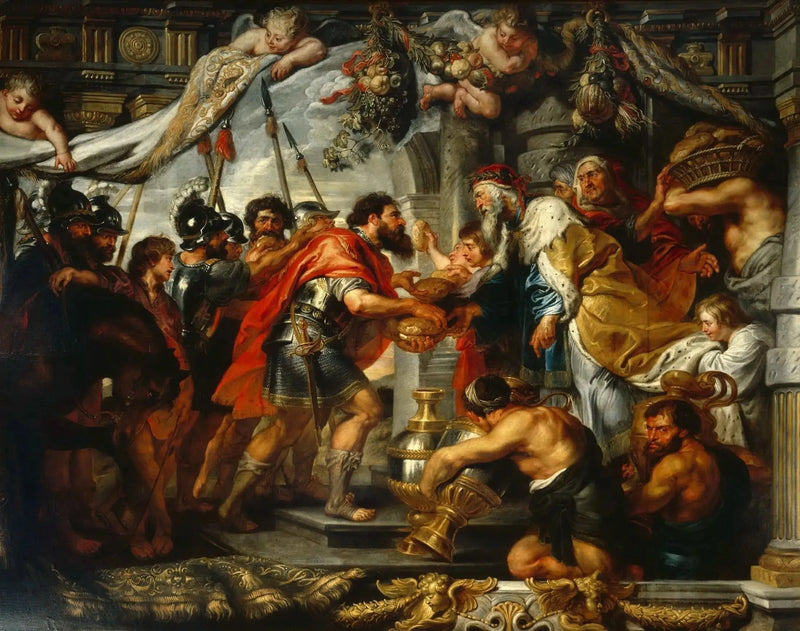 Die Begegnung von Abraham und Melchisedek - Peter Paul Rubens