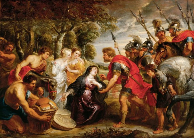 Das Treffen von David und Abigail - Peter Paul Rubens