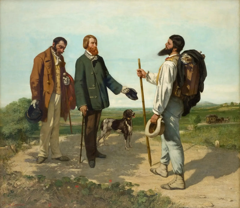 Die Begegnung oder Guten Tag, Herr Courbet - Gustave Courbet