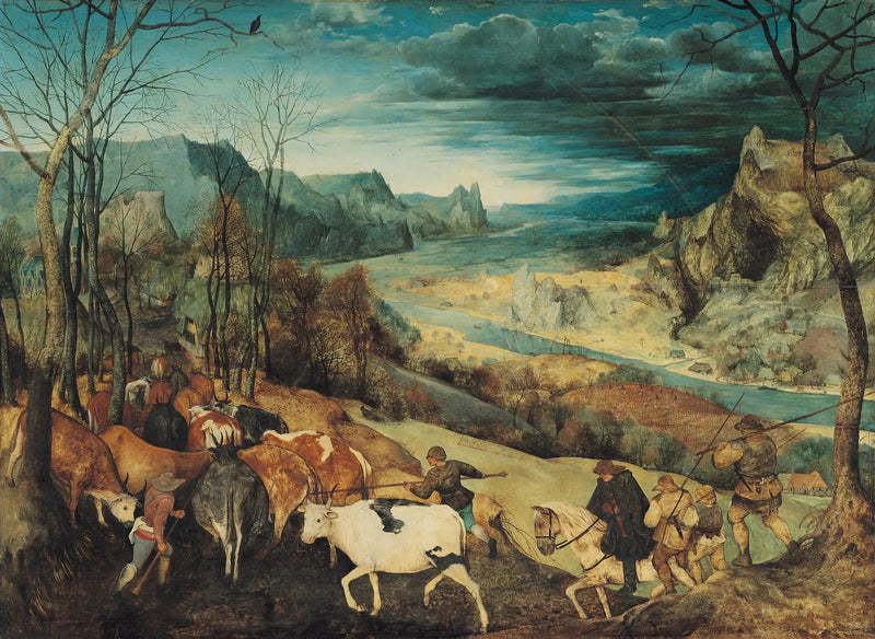 Die Rückkehr der Herden - Pieter Brueghel der Ältere