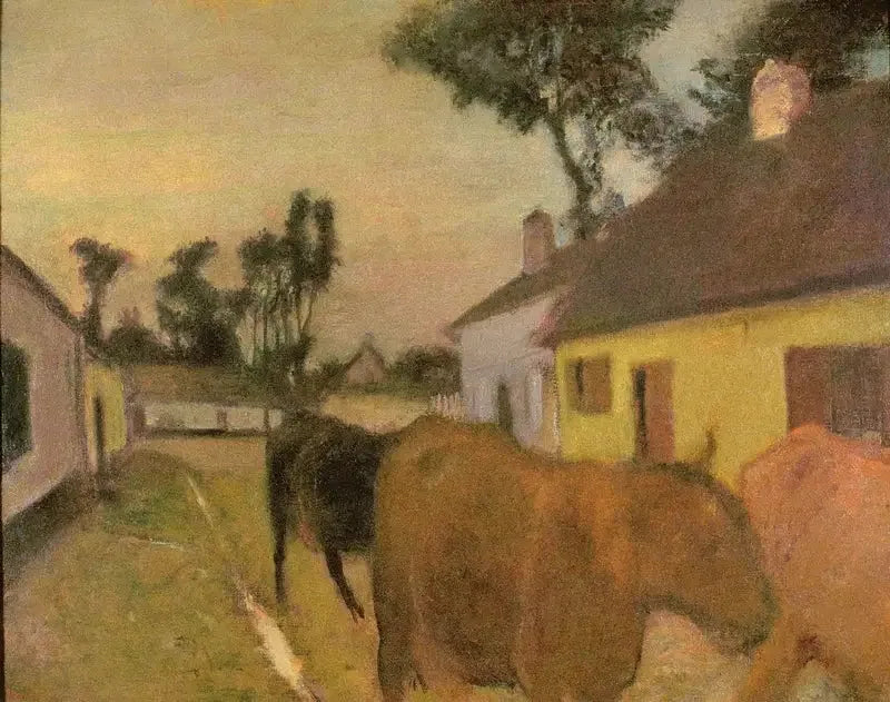 Die Rückkehr der Herde - Edgar Degas