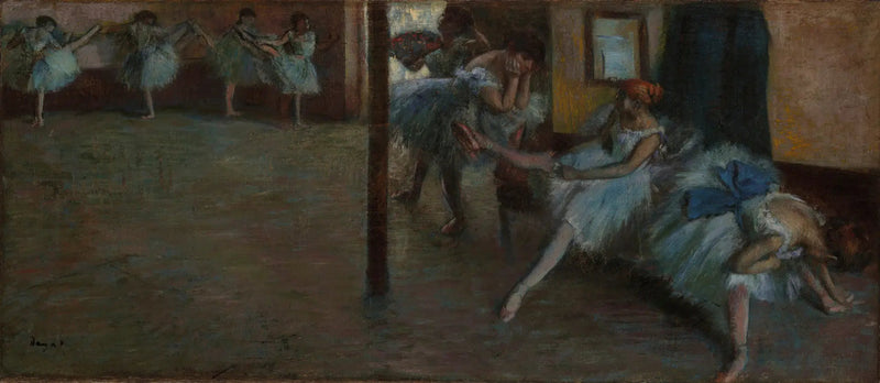 Die Wiederholung des Balletts - Edgar Degas