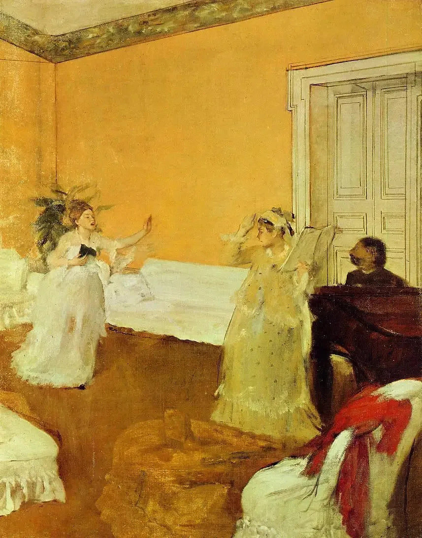 Die Wiederholung des Gesangs - Edgar Degas