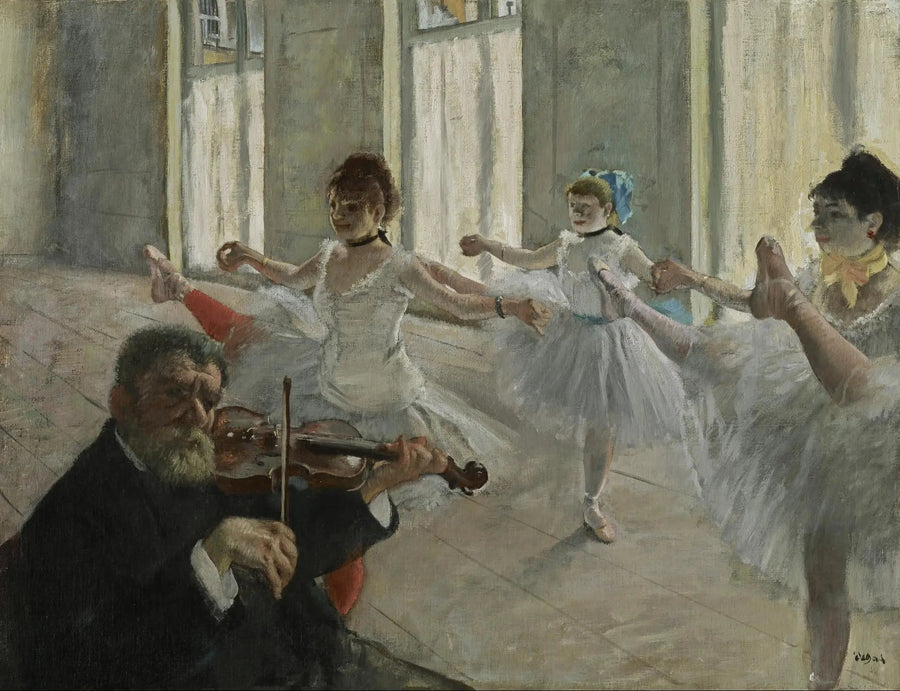 Die Wiederholung - Edgar Degas