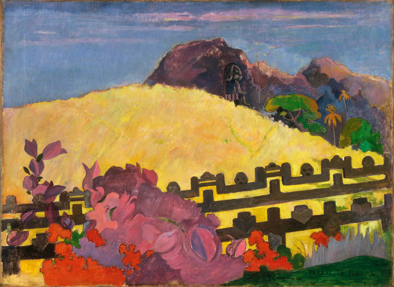 Dort befindet sich der Tempel - Paul Gauguin