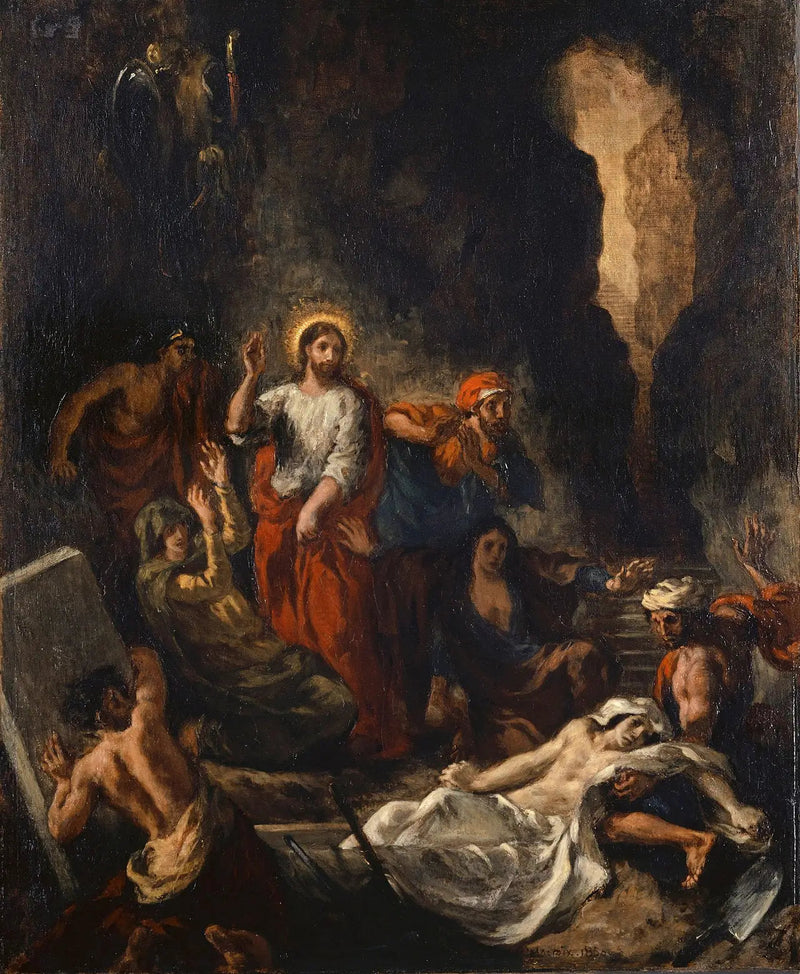 Die Auferstehung des Lazarus - Eugène Delacroix