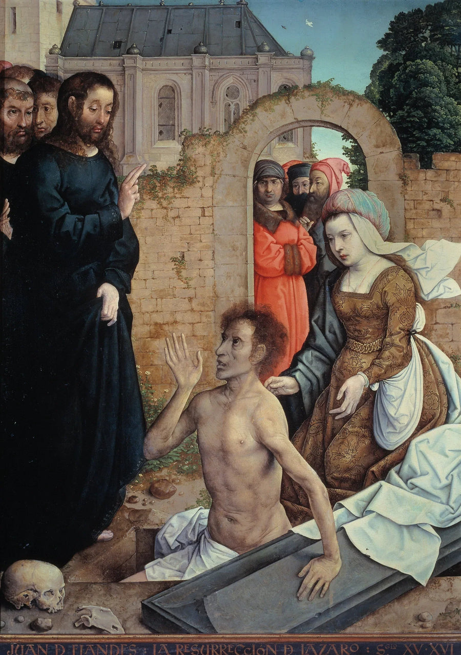 Die Auferstehung Lazars - Juan de Flandes
