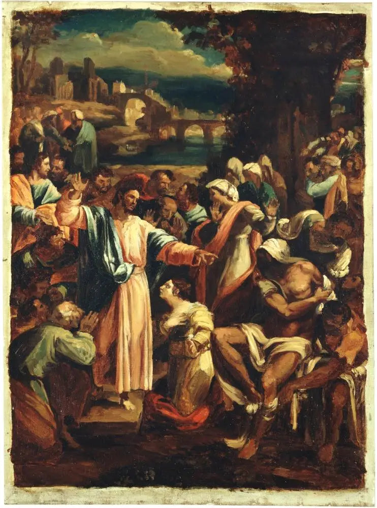 Die Auferstehung des Lazarus - Théodore Géricault