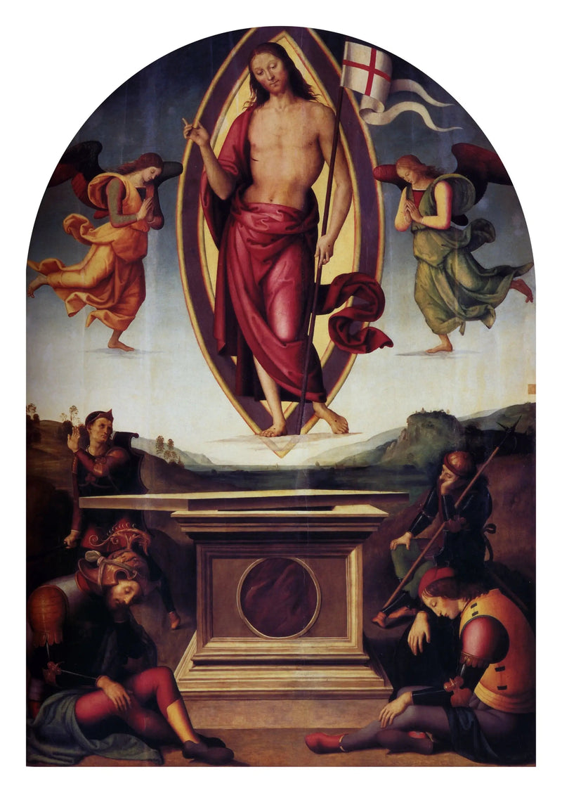 Die Auferstehung des San Francesco al Prato - Pietro Perugino