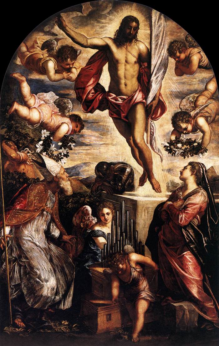 La Résurrection du Christ - Jacopo Tintoretto image 1 reproduction artisanale de tableau
