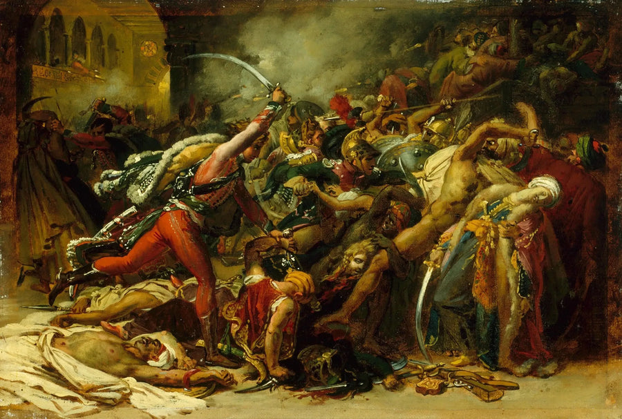 Der Aufstand in Kairo - Anne-Louis Girodet