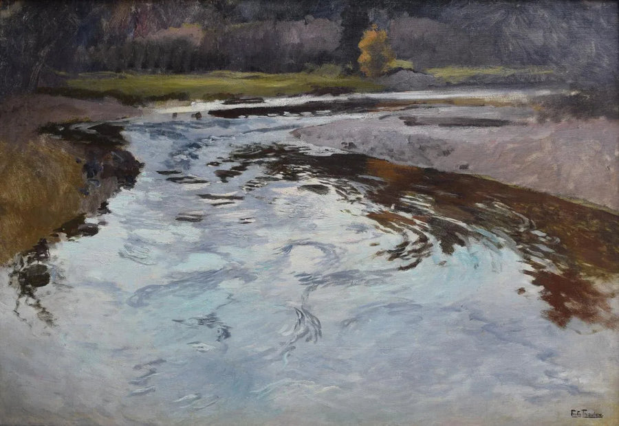 Der Fluss bei Beaulieu - Frits Thaulow