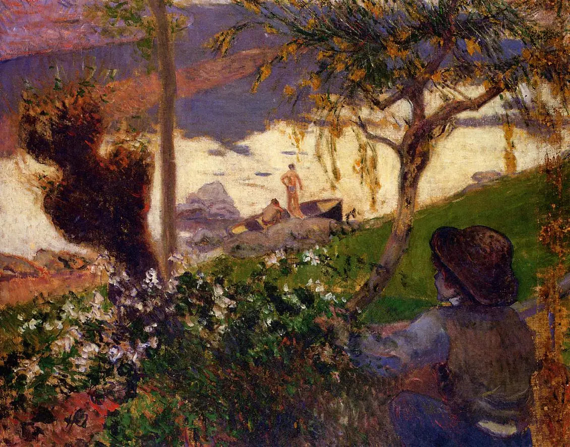 Reproduction du tableau « La Rivière blanche - Paul Gauguin » par Alpha Reproduction en peinture à l’huile