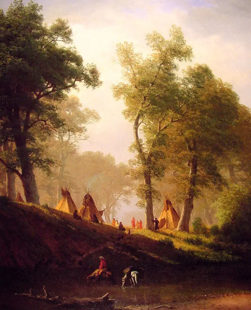 Der Fluss des Wolf - Albert Bierstadt