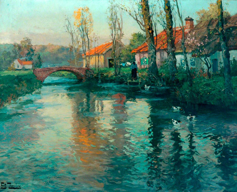 Der Fluss - Frits Thaulow