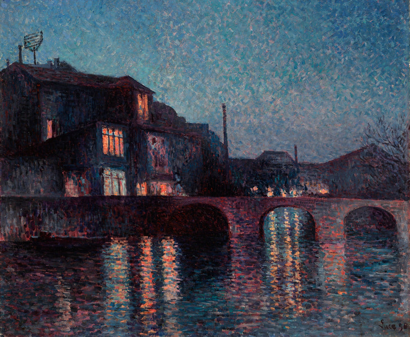 Der Fluss Sambre in Charleroi - Maximilien Luce